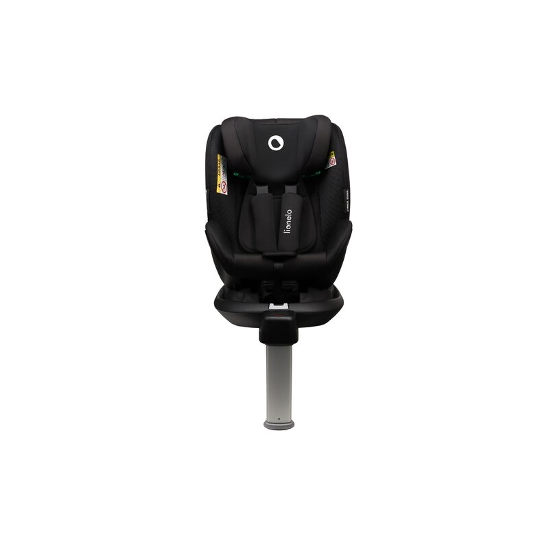 Lionelo - Scaun auto Antoon Plus, Pozitie de somn, Protectie laterala, Rotire 360 grade, 0-18 kg, Cu Isofix si picior de sustinere, Negru