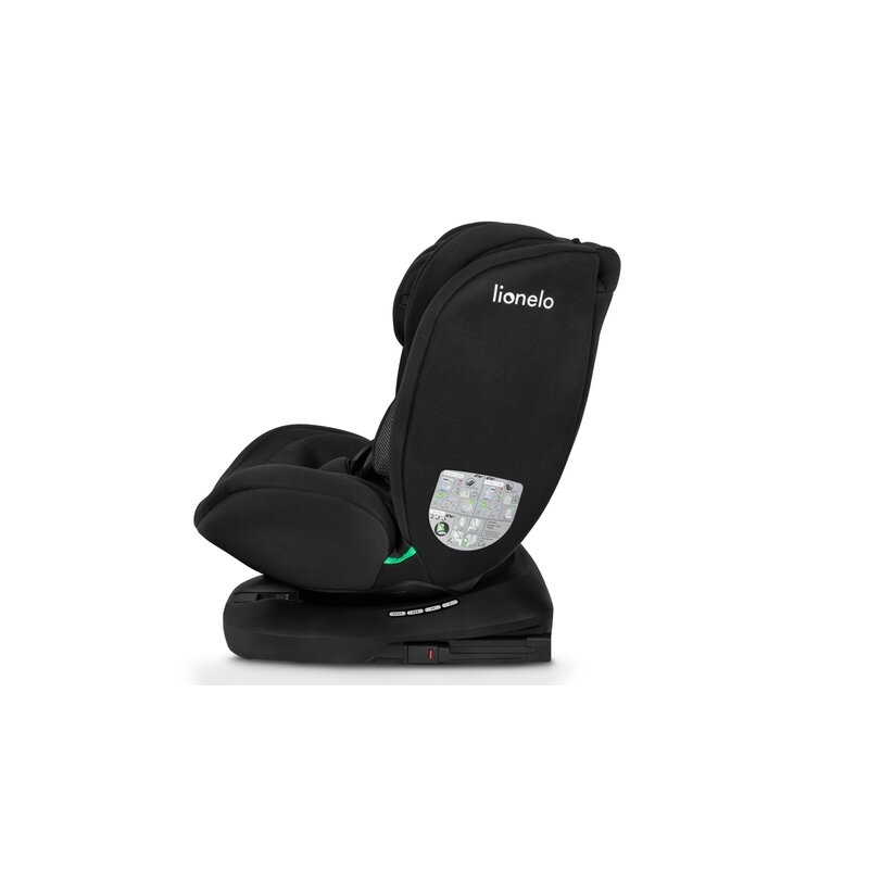 Lionelo - Scaun auto Bastiaan i-Size, 4 in 1, Protectie laterala, Cu spatar inclinabil in 4 pozitii, Cu tetiera reglabila in 7 pozitii, Rotire 360 grade, Top Tether, 0-36 Kg, 40-150 cm, Cu Isofix, Conform cu standardul european de securitate ECE R129/03,