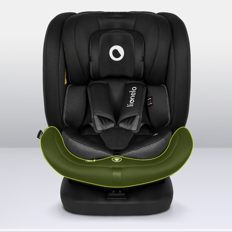 Lionelo - Scaun auto Bastiaan i-Size, 4 in 1, Protectie laterala, Cu spatar inclinabil in 4 pozitii, Cu tetiera reglabila in 7 pozitii, Rotire 360 grade, Top Tether, 0-36 Kg, 40-150 cm, Cu Isofix, Conform cu standardul european de securitate ECE R129/03,