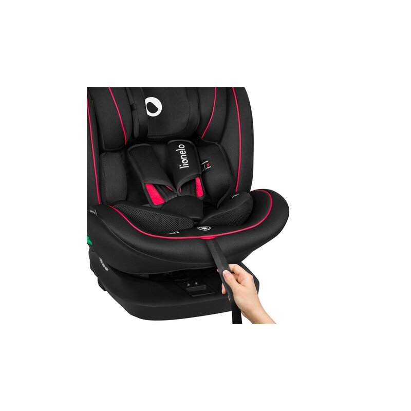 Lionelo - Scaun auto Bastiaan i-Size, 4 in 1, Protectie laterala, Cu spatar inclinabil in 4 pozitii, Cu tetiera reglabila in 7 pozitii, Rotire 360 grade, Top Tether, 0-36 Kg, 40-150 cm, Cu Isofix, Conform cu standardul european de securitate ECE R129/03,