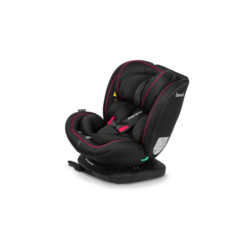 Lionelo - Scaun auto Bastiaan i-Size, 4 in 1, Protectie laterala, Cu spatar inclinabil in 4 pozitii, Cu tetiera reglabila in 7 pozitii, Rotire 360 grade, Top Tether, 0-36 Kg, 40-150 cm, Cu Isofix, Conform cu standardul european de securitate ECE R129/03,