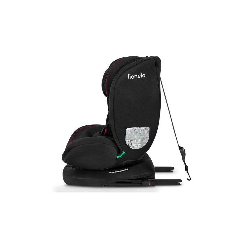 Lionelo - Scaun auto Bastiaan i-Size, 4 in 1, Protectie laterala, Cu spatar inclinabil in 4 pozitii, Cu tetiera reglabila in 7 pozitii, Rotire 360 grade, Top Tether, 0-36 Kg, 40-150 cm, Cu Isofix, Conform cu standardul european de securitate ECE R129/03,