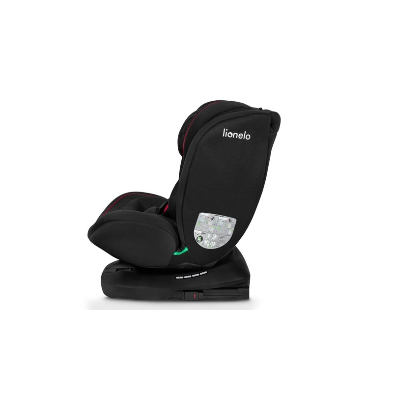 Lionelo - Scaun auto Bastiaan i-Size, 4 in 1, Protectie laterala, Cu spatar inclinabil in 4 pozitii, Cu tetiera reglabila in 7 pozitii, Rotire 360 grade, Top Tether, 0-36 Kg, 40-150 cm, Cu Isofix, Conform cu standardul european de securitate ECE R129/03,