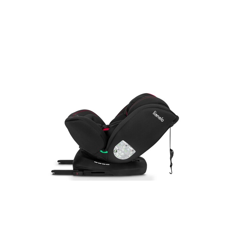 Lionelo - Scaun auto Bastiaan i-Size, 4 in 1, Protectie laterala, Cu spatar inclinabil in 4 pozitii, Cu tetiera reglabila in 7 pozitii, Rotire 360 grade, Top Tether, 0-36 Kg, 40-150 cm, Cu Isofix, Conform cu standardul european de securitate ECE R129/03,