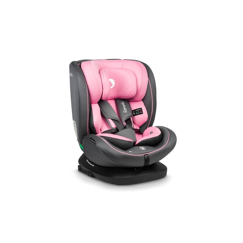 Lionelo - Scaun auto Bastiaan i-Size, 4 in 1, Protectie laterala, Cu spatar inclinabil in 4 pozitii, Cu tetiera reglabila in 7 pozitii, Rotire 360 grade, Top Tether, 0-36 Kg, 40-150 cm, Cu Isofix, Conform cu standardul european de securitate ECE R129/03,
