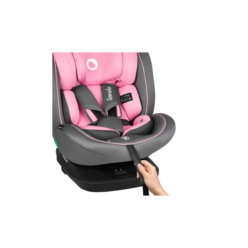 Lionelo - Scaun auto Bastiaan i-Size, 4 in 1, Protectie laterala, Cu spatar inclinabil in 4 pozitii, Cu tetiera reglabila in 7 pozitii, Rotire 360 grade, Top Tether, 0-36 Kg, 40-150 cm, Cu Isofix, Conform cu standardul european de securitate ECE R129/03,