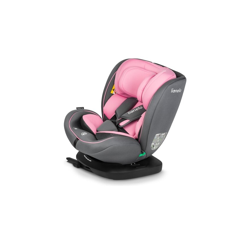 Lionelo - Scaun auto Bastiaan i-Size, 4 in 1, Protectie laterala, Cu spatar inclinabil in 4 pozitii, Cu tetiera reglabila in 7 pozitii, Rotire 360 grade, Top Tether, 0-36 Kg, 40-150 cm, Cu Isofix, Conform cu standardul european de securitate ECE R129/03,