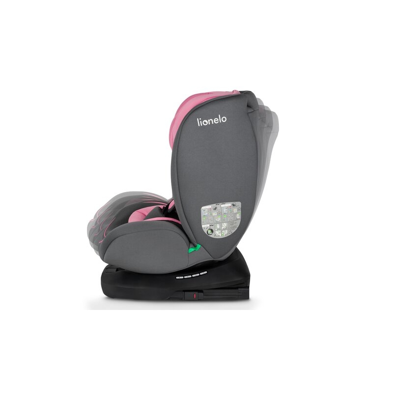 Lionelo - Scaun auto Bastiaan i-Size, 4 in 1, Protectie laterala, Cu spatar inclinabil in 4 pozitii, Cu tetiera reglabila in 7 pozitii, Rotire 360 grade, Top Tether, 0-36 Kg, 40-150 cm, Cu Isofix, Conform cu standardul european de securitate ECE R129/03,