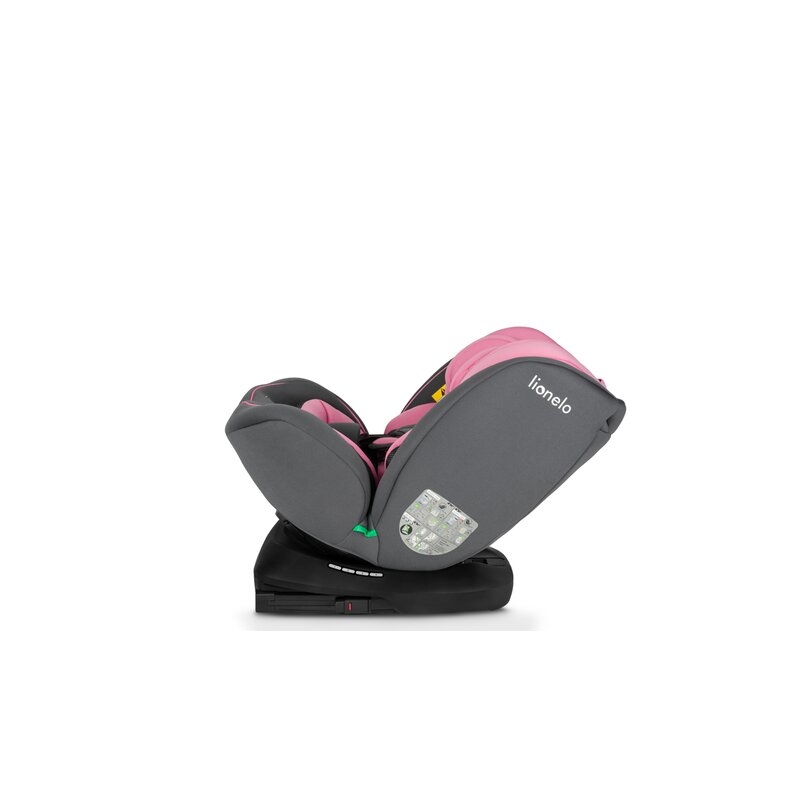 Lionelo - Scaun auto Bastiaan i-Size, 4 in 1, Protectie laterala, Cu spatar inclinabil in 4 pozitii, Cu tetiera reglabila in 7 pozitii, Rotire 360 grade, Top Tether, 0-36 Kg, 40-150 cm, Cu Isofix, Conform cu standardul european de securitate ECE R129/03,