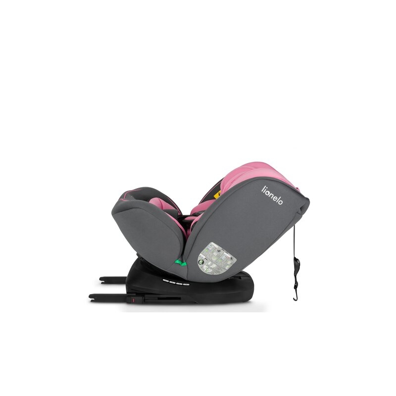 Lionelo - Scaun auto Bastiaan i-Size, 4 in 1, Protectie laterala, Cu spatar inclinabil in 4 pozitii, Cu tetiera reglabila in 7 pozitii, Rotire 360 grade, Top Tether, 0-36 Kg, 40-150 cm, Cu Isofix, Conform cu standardul european de securitate ECE R129/03,