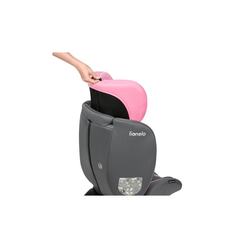 Lionelo - Scaun auto Bastiaan i-Size, 4 in 1, Protectie laterala, Cu spatar inclinabil in 4 pozitii, Cu tetiera reglabila in 7 pozitii, Rotire 360 grade, Top Tether, 0-36 Kg, 40-150 cm, Cu Isofix, Conform cu standardul european de securitate ECE R129/03,