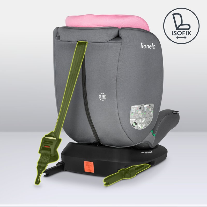 Lionelo - Scaun auto Bastiaan i-Size, 4 in 1, Protectie laterala, Cu spatar inclinabil in 4 pozitii, Cu tetiera reglabila in 7 pozitii, Rotire 360 grade, Top Tether, 0-36 Kg, 40-150 cm, Cu Isofix, Conform cu standardul european de securitate ECE R129/03,
