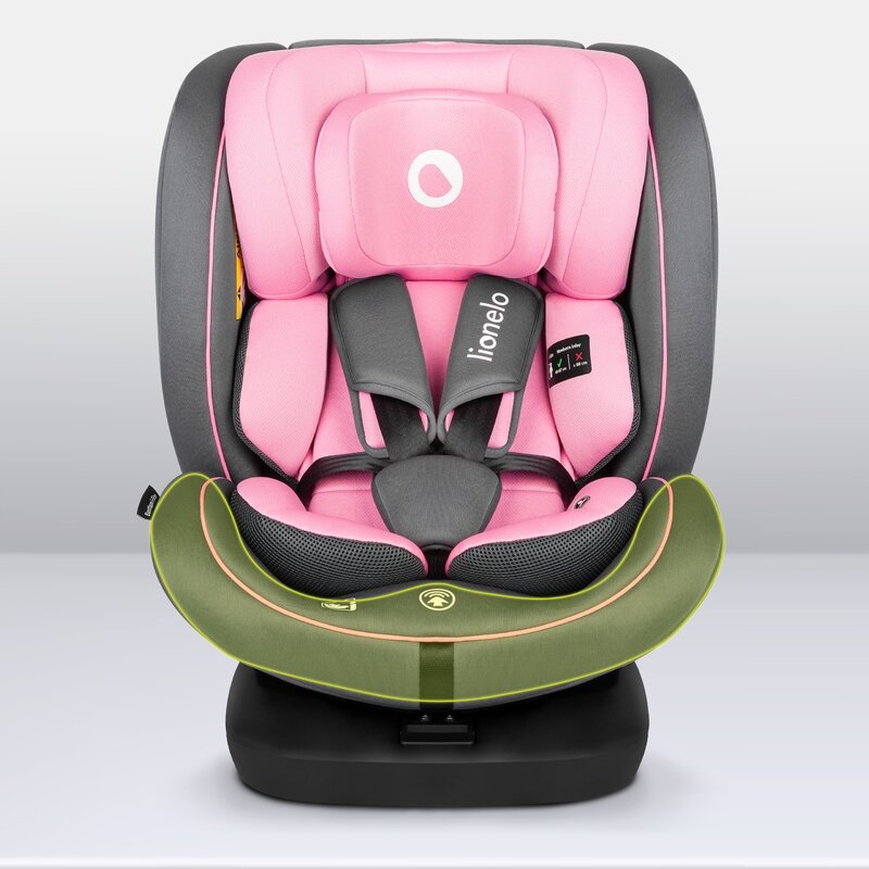 Lionelo - Scaun auto Bastiaan i-Size, 4 in 1, Protectie laterala, Cu spatar inclinabil in 4 pozitii, Cu tetiera reglabila in 7 pozitii, Rotire 360 grade, Top Tether, 0-36 Kg, 40-150 cm, Cu Isofix, Conform cu standardul european de securitate ECE R129/03,