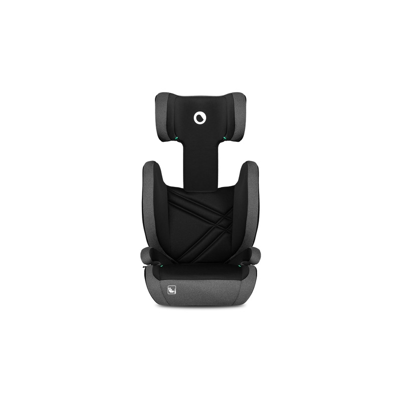 Lionelo - Scaun auto, Hugo i-Size, Universal, Orientare in directia sensului de mers, Reglabil, Conform standardului de securitate R129, 100-150 cm, 4-12 ani, Gri
