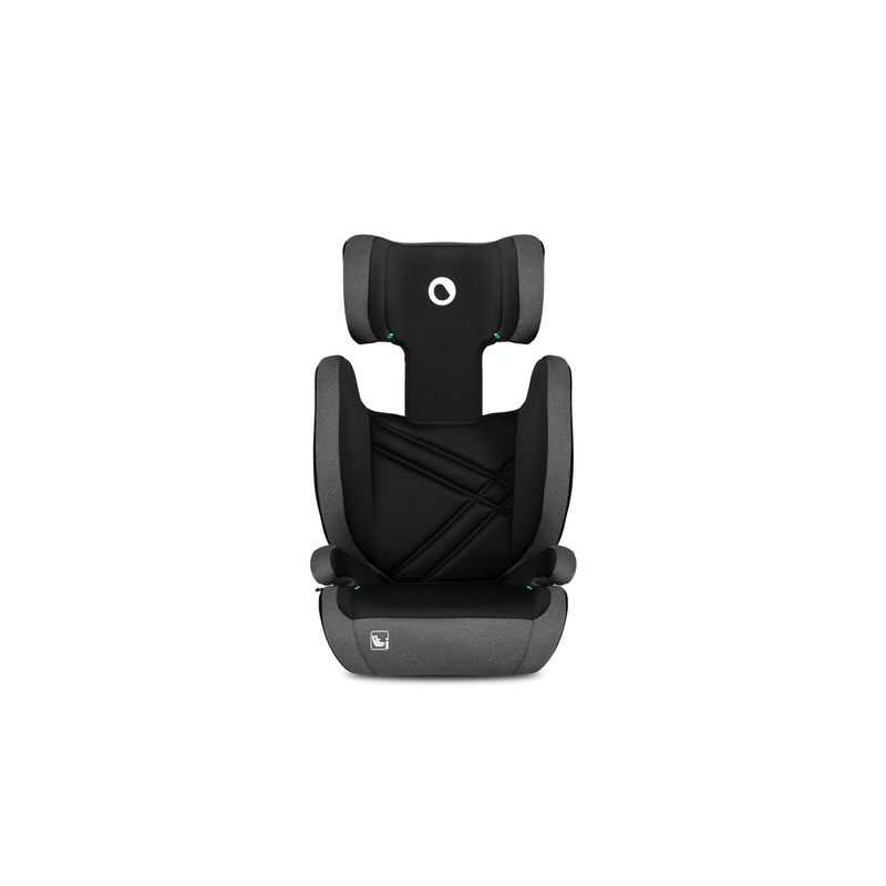 Lionelo - Scaun auto, Hugo i-Size, Universal, Orientare in directia sensului de mers, Reglabil, Conform standardului de securitate R129, 100-150 cm, 4-12 ani, Gri