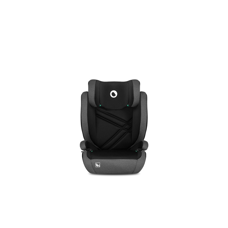 Lionelo - Scaun auto, Hugo i-Size, Universal, Orientare in directia sensului de mers, Reglabil, Conform standardului de securitate R129, 100-150 cm, 4-12 ani, Gri