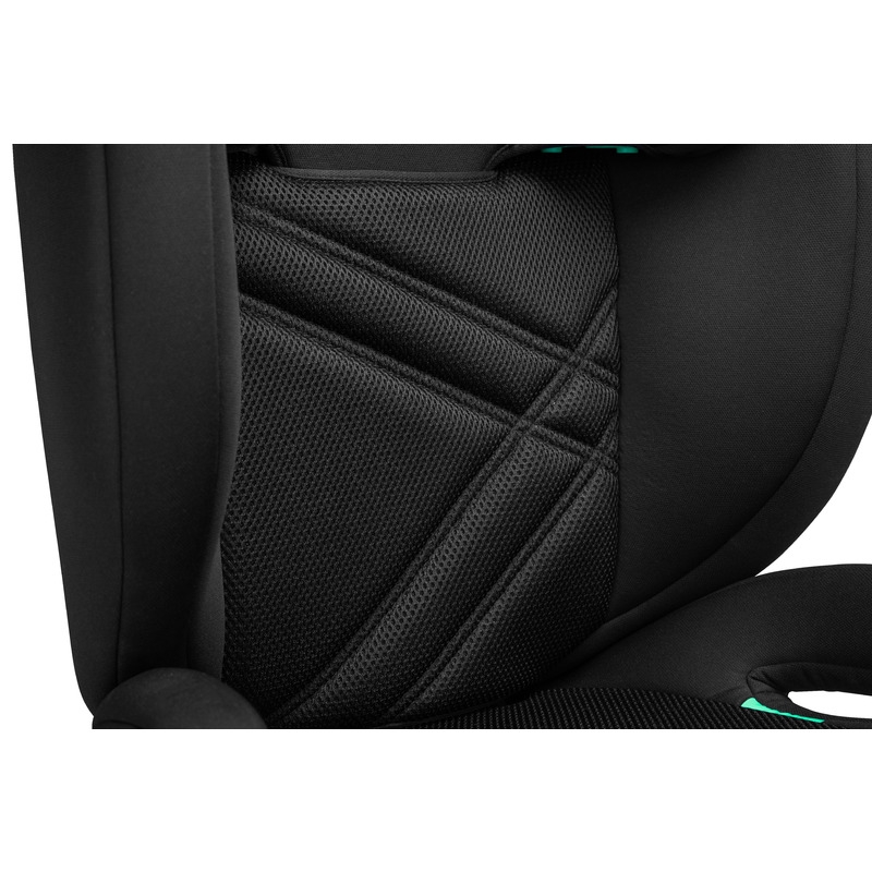 Lionelo - Scaun auto, Hugo i-Size, Universal, Orientare in directia sensului de mers, Reglabil, Conform standardului de securitate R129, 100-150 cm, 4-12 ani, Negru