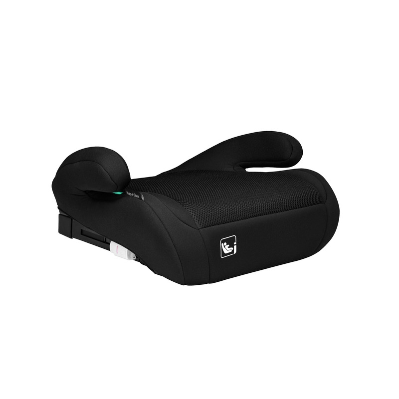 Lionelo - Scaun auto, Hugo i-Size, Universal, Orientare in directia sensului de mers, Reglabil, Conform standardului de securitate R129, 100-150 cm, 4-12 ani, Negru