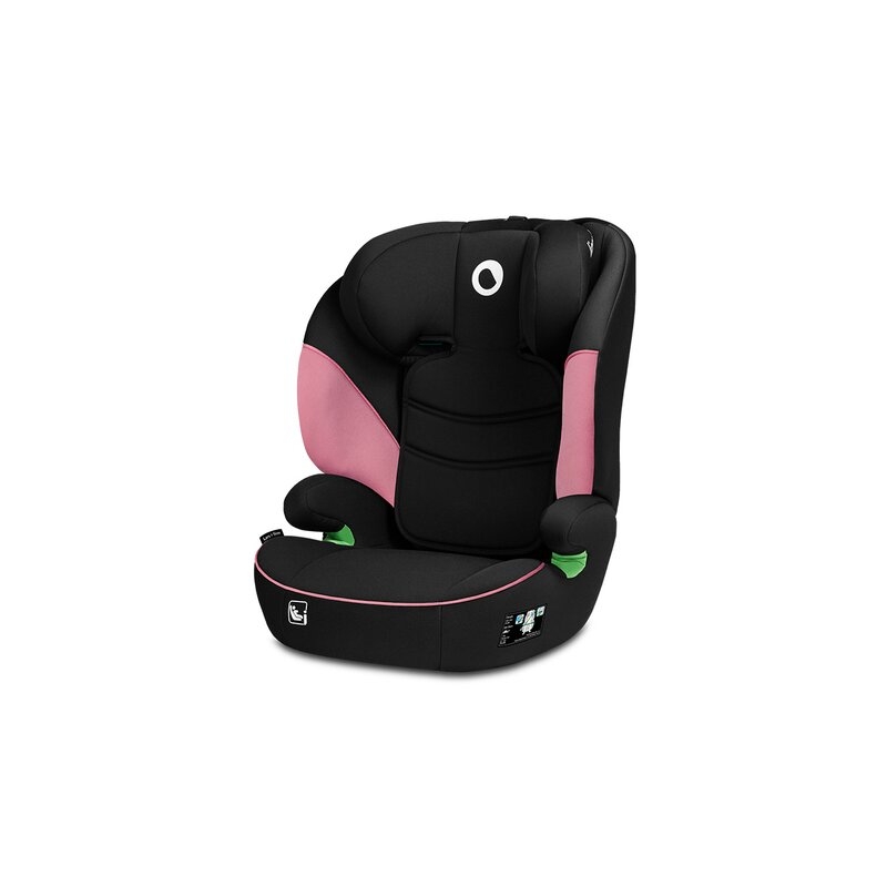 Lionelo - Scaun auto Lars i-Size, Cu tetiera reglabila in 10 pozitii, Cu pozitionare spre sensul de mers, 15-36 Kg, 100-150 cm, Conform cu standardul european de securitate ECE R129/03, Roz