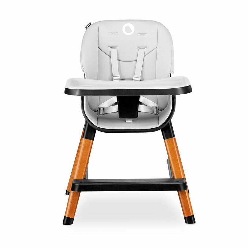 Lionelo - Scaun de masa Reglabil Mona Onyx, Negru