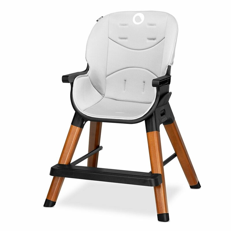 Lionelo - Scaun de masa Reglabil Mona Onyx, Negru
