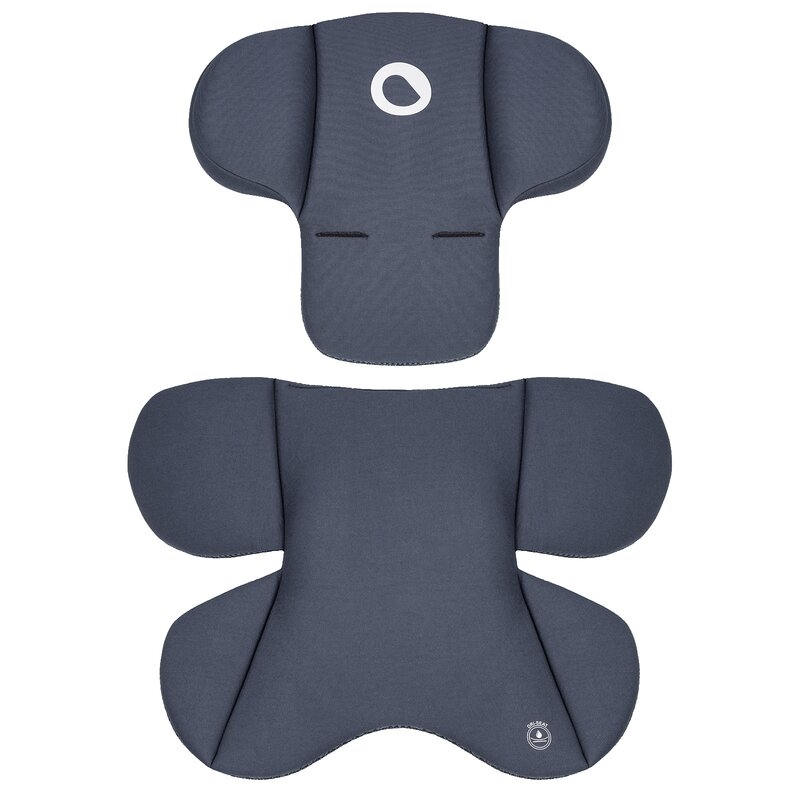 Lionelo - Soica auto i-Size Astrid, Include baza Isofix, 0-13 Kg, 40-87 cm, Cu maner si capotina reglabile, Cu protectie laterala avansata, Salteluta confortabila , Conform cu R129, Negru/Gri