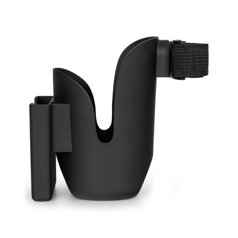 Lionelo - Suport universal pentru biberon/pahar si telefon Ove, Cu sistem de rotire 360, Negru