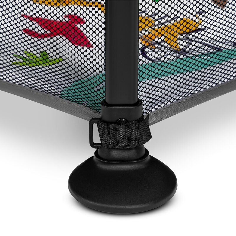 Lionelo - Tarc de joaca Roel, Pliere ultra-compacta, Conform cu standardul europeane de securitate EN12227, Multicolor