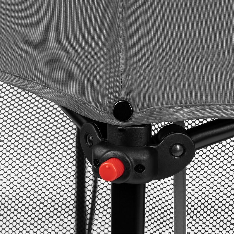 Lionelo - Tarc de joaca Roel, Pliere ultra-compacta, Conform cu standardul europeane de securitate EN12227, Multicolor