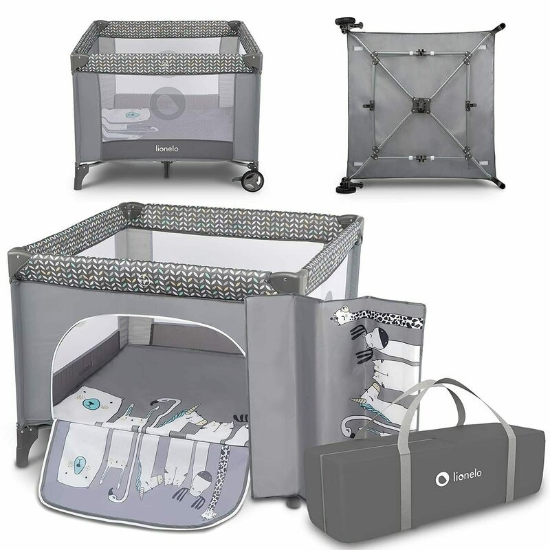 Lionelo - Tarc de joaca Sofie, Grey Scandi