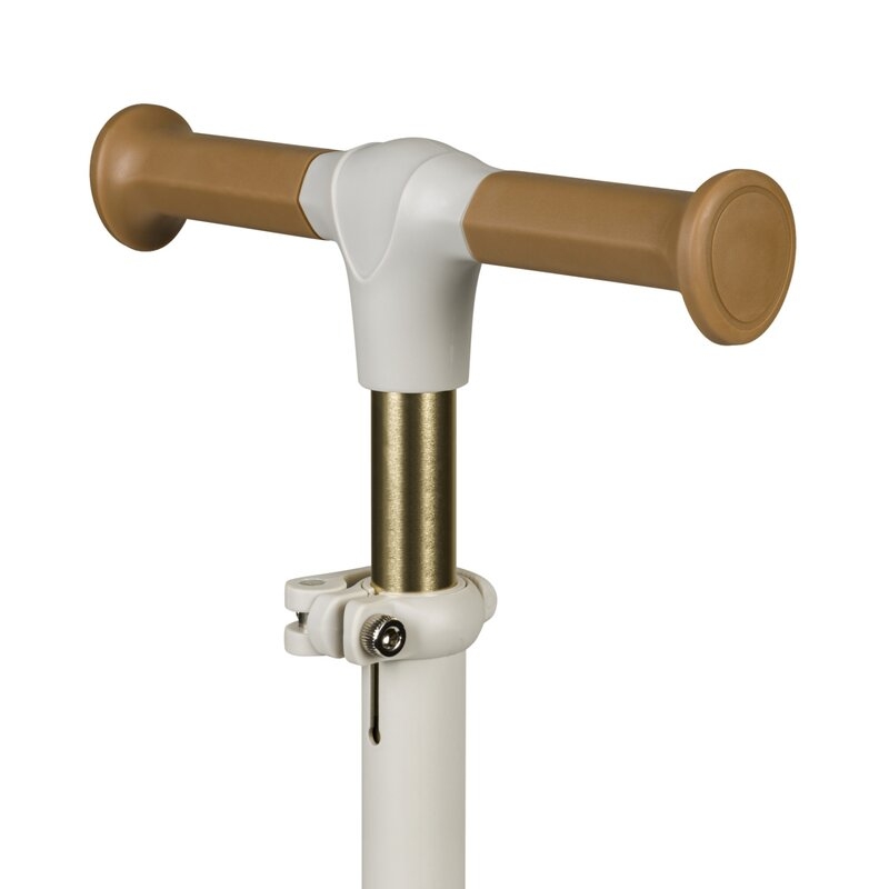 Lionelo - Trotineta pentru copii, Jessy, Pliabila, Pana la 50 Kg, Cu design ergonomic, Cu lumini LED, 56 x 26 x 67-82 cm, 3 ani+, Maro