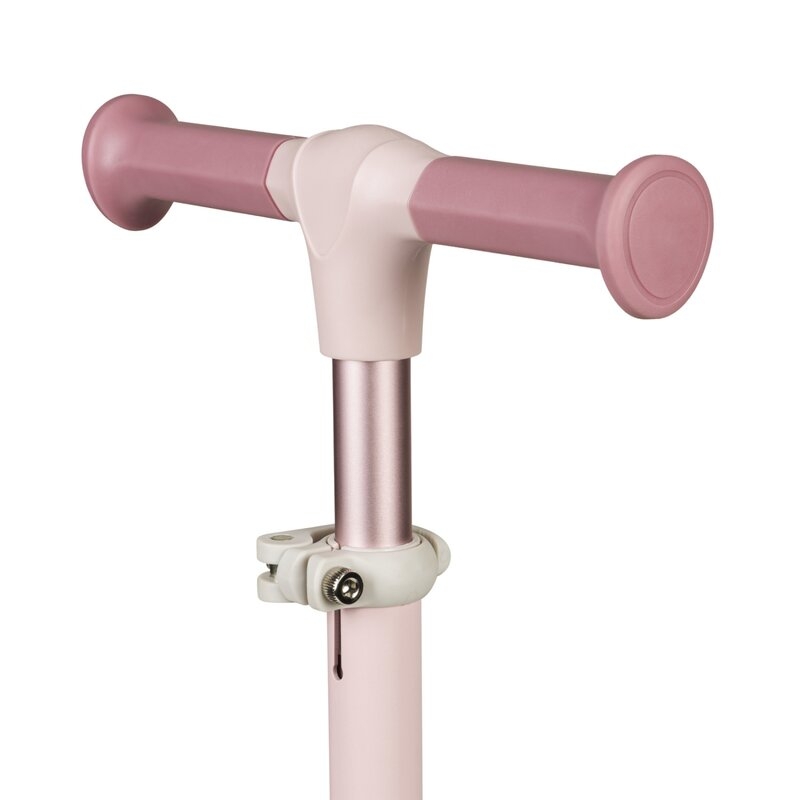 Lionelo - Trotineta pentru copii, Jessy, Pliabila, Pana la 50 Kg, Cu design ergonomic, Cu lumini LED, 56 x 26 x 67-82 cm, 3 ani+, Roz