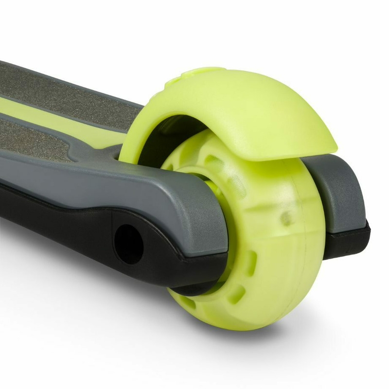 Lionelo - Trotineta Timy, Copii, Pliabila, Pana la 50 Kg, Cu design ergonomic, Cu lumini LED, 26,5 x 60 x 64-76 cm, 3 ani+, Verde
