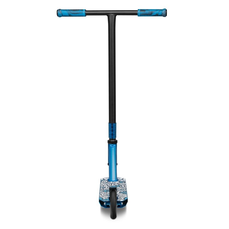 Lionelo - Trotineta Whizz, Pentru Acrobatii, Rulmenti ABEC-9, Sistemul de compresie IHC 9, 20 - 100 kg, Albastru