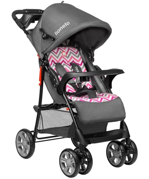 Lionelo - Carucior sport Emma Plus, Pink Scandi