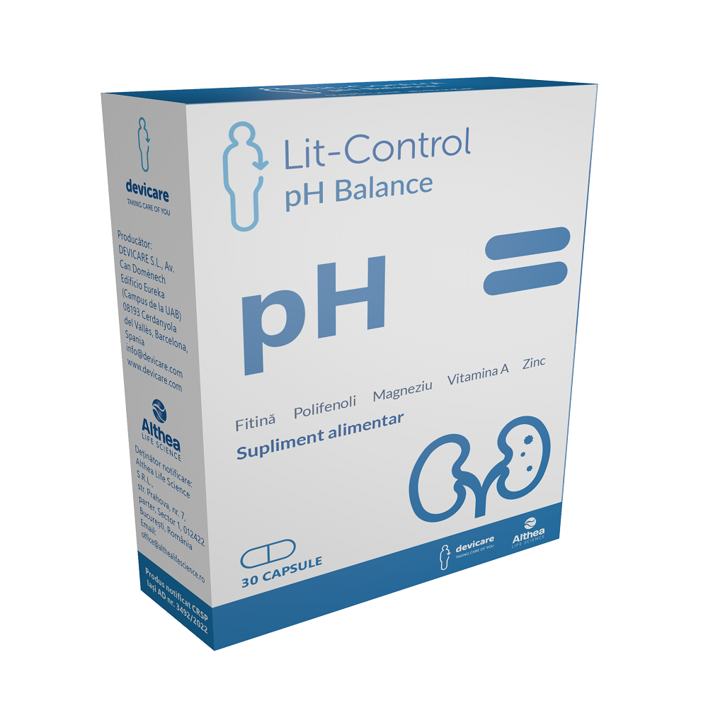 Lit-Control PH Balance, 30 caps. vegetale, Althea Life Science