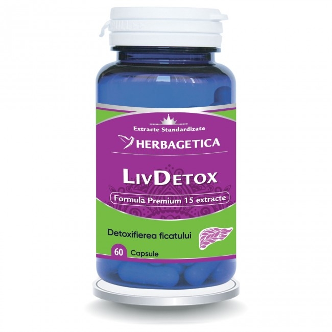 Livdetox, 60 capsule, Herbagetica