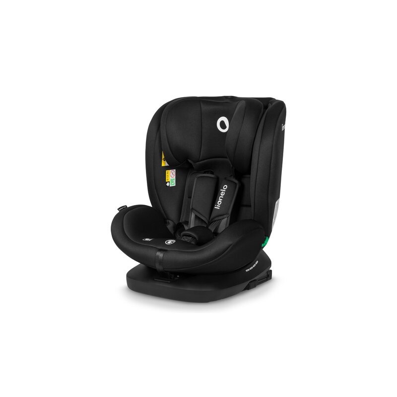 Lionelo - Scaun auto Bastiaan i-Size, 4 in 1, Protectie laterala, Cu spatar inclinabil in 4 pozitii, Cu tetiera reglabila in 7 pozitii, Rotire 360 grade, Top Tether, 0-36 Kg, 40-150 cm, Cu Isofix, Conform cu standardul european de securitate ECE R129/03,