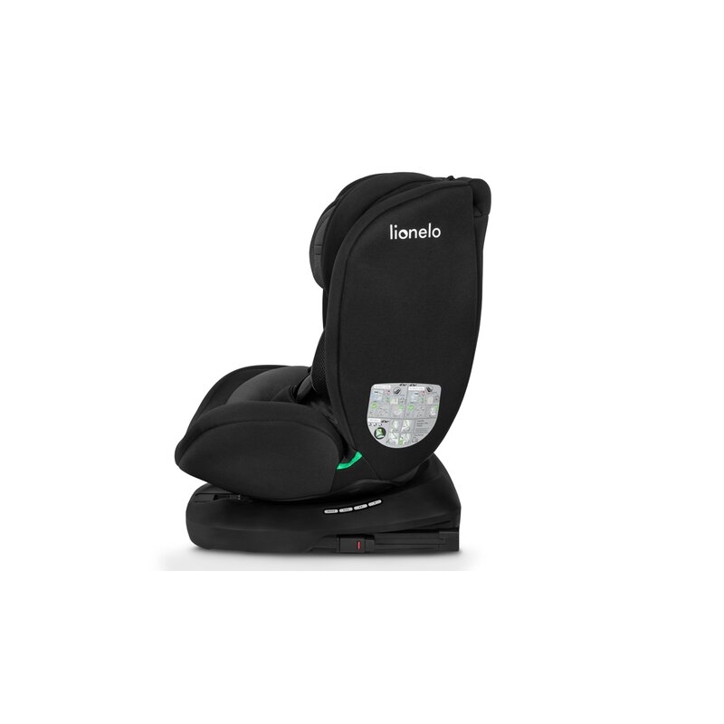 Lionelo - Scaun auto Bastiaan i-Size, 4 in 1, Protectie laterala, Cu spatar inclinabil in 4 pozitii, Cu tetiera reglabila in 7 pozitii, Rotire 360 grade, Top Tether, 0-36 Kg, 40-150 cm, Cu Isofix, Conform cu standardul european de securitate ECE R129/03,