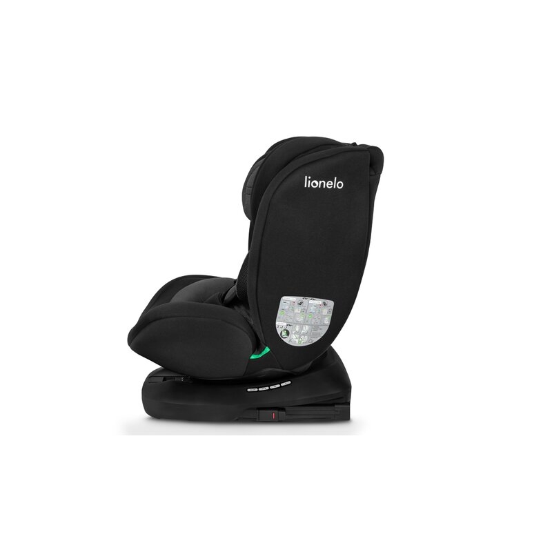 Lionelo - Scaun auto Bastiaan i-Size, 4 in 1, Protectie laterala, Cu spatar inclinabil in 4 pozitii, Cu tetiera reglabila in 7 pozitii, Rotire 360 grade, Top Tether, 0-36 Kg, 40-150 cm, Cu Isofix, Conform cu standardul european de securitate ECE R129/03,