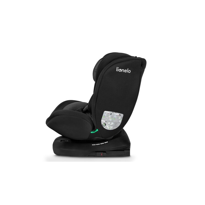 Lionelo - Scaun auto Bastiaan i-Size, 4 in 1, Protectie laterala, Cu spatar inclinabil in 4 pozitii, Cu tetiera reglabila in 7 pozitii, Rotire 360 grade, Top Tether, 0-36 Kg, 40-150 cm, Cu Isofix, Conform cu standardul european de securitate ECE R129/03,