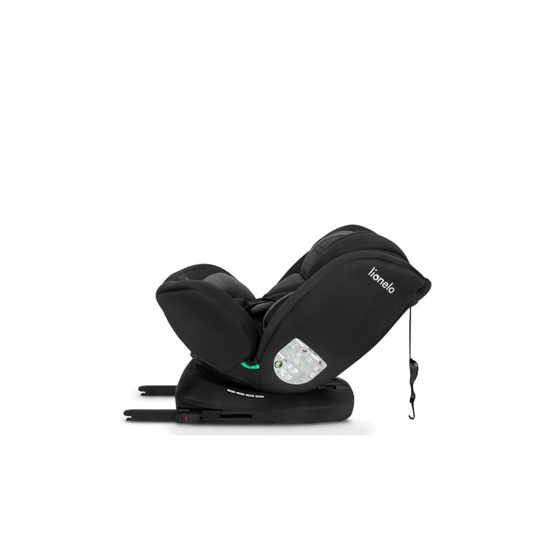 Lionelo - Scaun auto Bastiaan i-Size, 4 in 1, Protectie laterala, Cu spatar inclinabil in 4 pozitii, Cu tetiera reglabila in 7 pozitii, Rotire 360 grade, Top Tether, 0-36 Kg, 40-150 cm, Cu Isofix, Conform cu standardul european de securitate ECE R129/03,