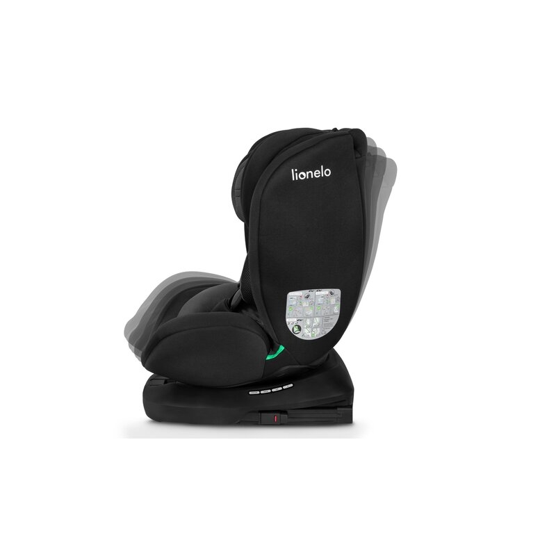 Lionelo - Scaun auto Bastiaan i-Size, 4 in 1, Protectie laterala, Cu spatar inclinabil in 4 pozitii, Cu tetiera reglabila in 7 pozitii, Rotire 360 grade, Top Tether, 0-36 Kg, 40-150 cm, Cu Isofix, Conform cu standardul european de securitate ECE R129/03,
