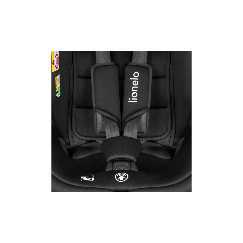 Lionelo - Scaun auto Bastiaan i-Size, 4 in 1, Protectie laterala, Cu spatar inclinabil in 4 pozitii, Cu tetiera reglabila in 7 pozitii, Rotire 360 grade, Top Tether, 0-36 Kg, 40-150 cm, Cu Isofix, Conform cu standardul european de securitate ECE R129/03,