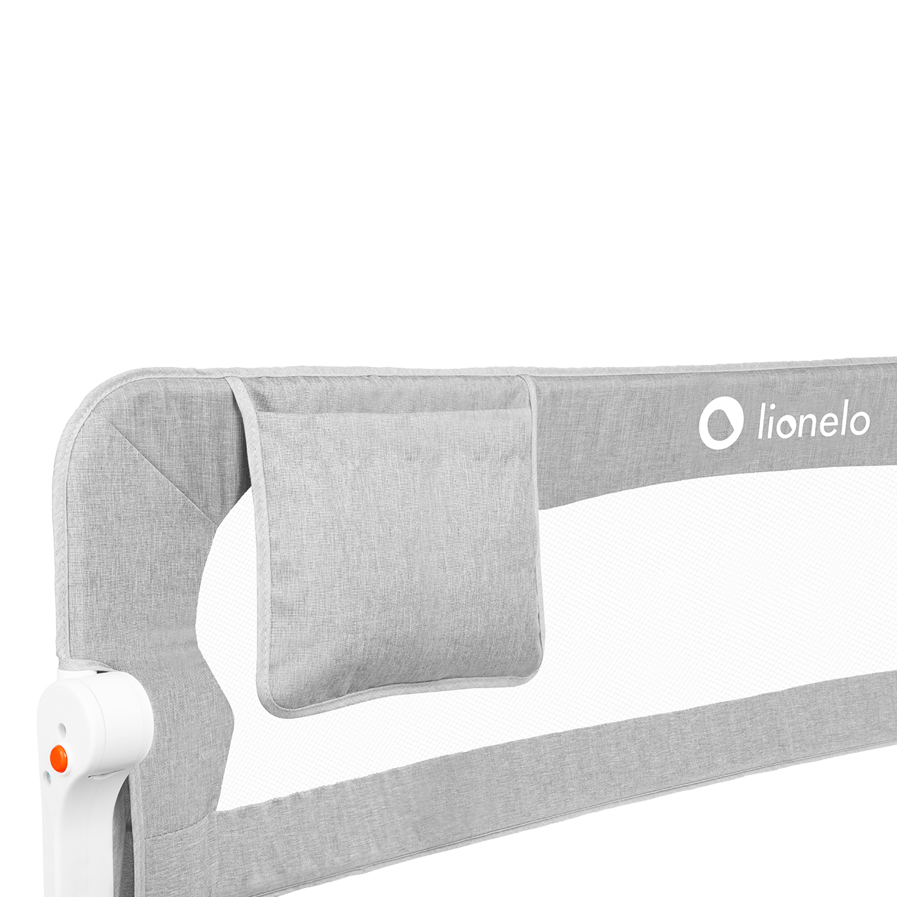 Lionelo - Bariera de pat Eva, Grey Melange
