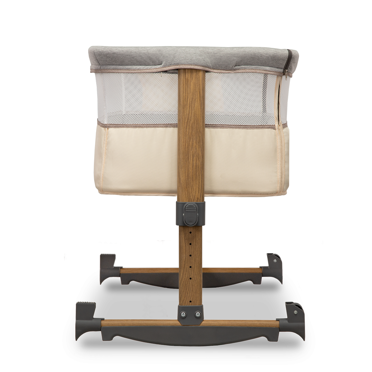 Lionelo - Patut Co-Sleeper cu balansare, Leonie, Grey Sand