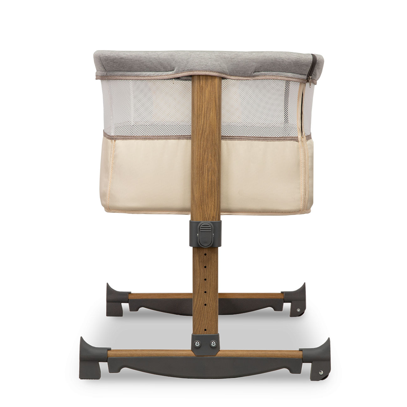 Lionelo - Patut Co-Sleeper cu balansare, Leonie, Grey Sand