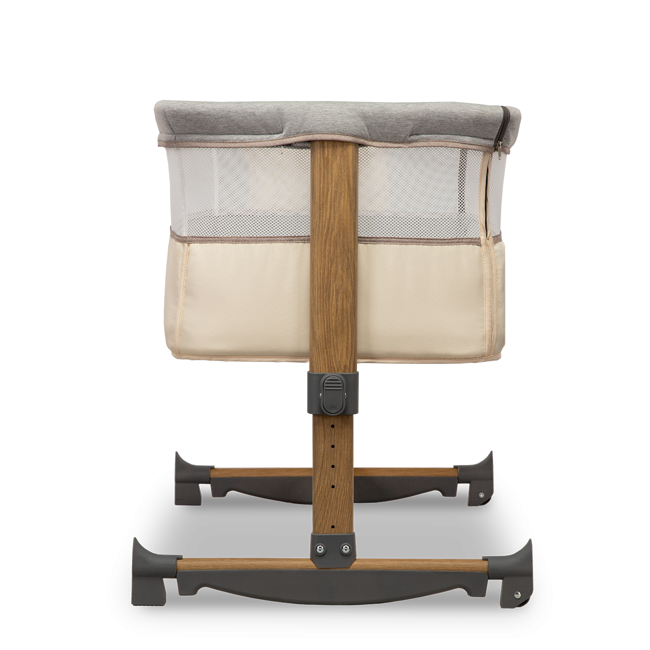 Lionelo - Patut Co-Sleeper cu balansare, Leonie, Grey Sand