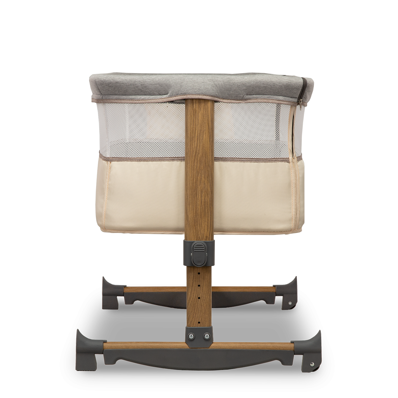 Lionelo - Patut Co-Sleeper cu balansare, Leonie, Grey Sand