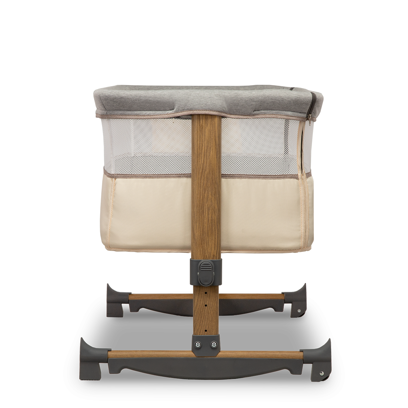 Lionelo - Patut Co-Sleeper cu balansare, Leonie, Grey Sand